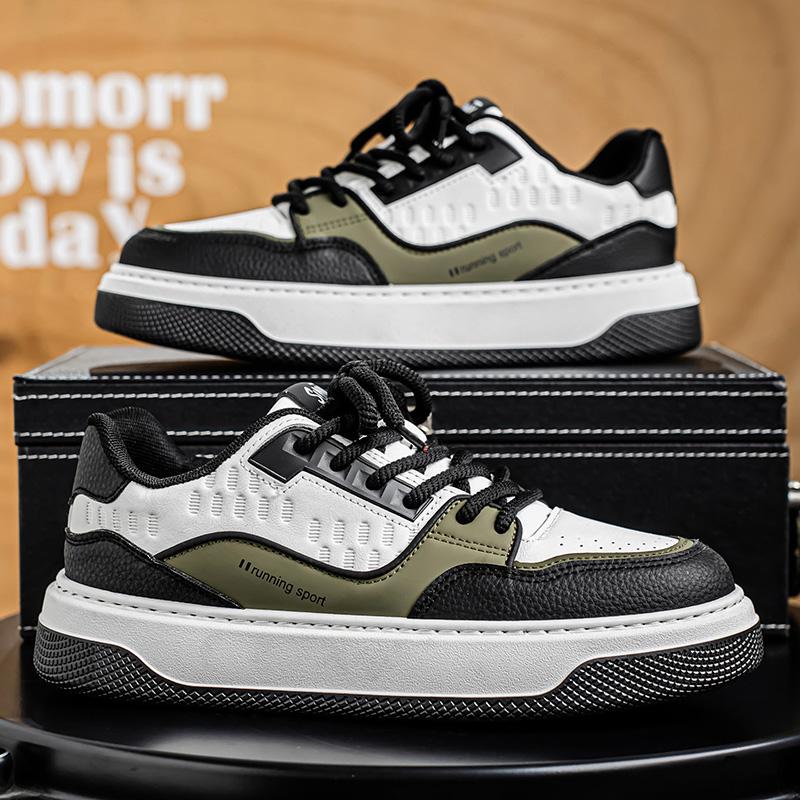 Men 's Casual Four Seasons Fashion Skateboarding Students Comfortable Sneakers Boys Trending Soft Sole Breathable Shoes