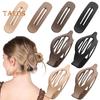 6/8 stk Dame Hårklemmer Flate Hårnåler Stødige Ikke-Hengende Dekorative Hårklyper Enkle å Bruke Hårtilbehør