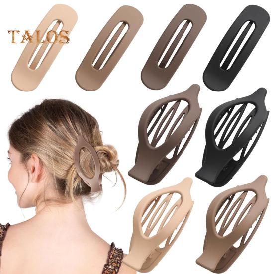 6/8 stk Dame Hårklemmer Flate Hårnåler Stødige Ikke-Hengende Dekorative Hårklyper Enkle å Bruke Hårtilbehør