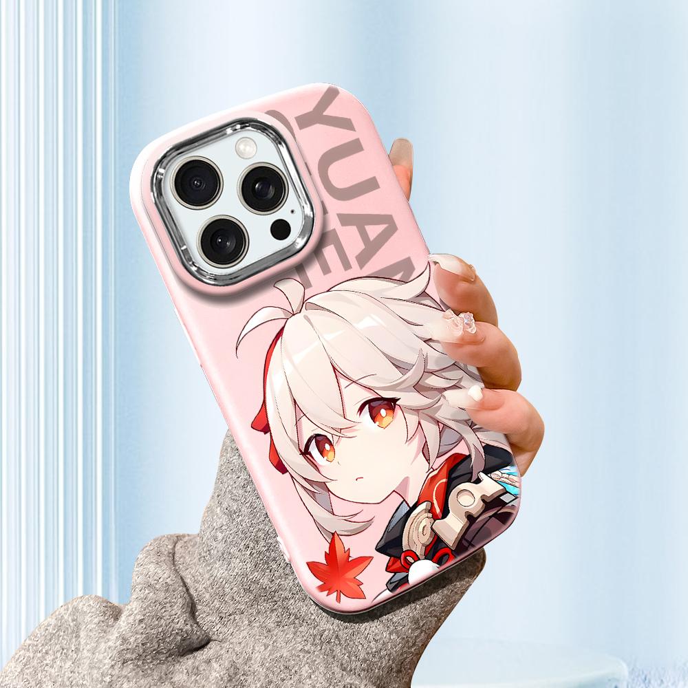 

Сплошной цвет с серебряным краем линзы, жирный корпус, мягкий жидкий силиконовый чехол из ТПУ, противоударный чехол для телефона для Huawei Honor iPhone Infinix Tecno Vivo Vivo Y21 розовый