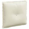 Back Cushion Cream 50 X 45 Cm Cord Fabric