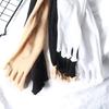 Breathable Split Toe Knee Length Long Socks For Women Sweat Absorbing Toe Separation Stockings with Ribbed Elastic Cuffs