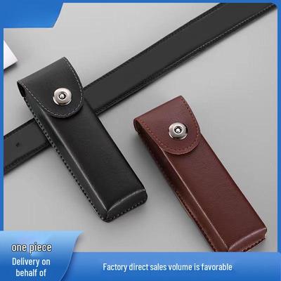 Portable Magnetic Leather Eyeglass Case, Anti-Pressure, for 5x5 Reading Glasses – Yan Wanbai