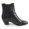 Excellent CELINE short boots Jacno side-gore leather Chelsea boots 37 327653002C Used