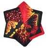 12 pcs Running Dancing Head Scarf Hiphop Hair Scarf Beautiful Pattern Square Decorative Scarf Costume Accessories