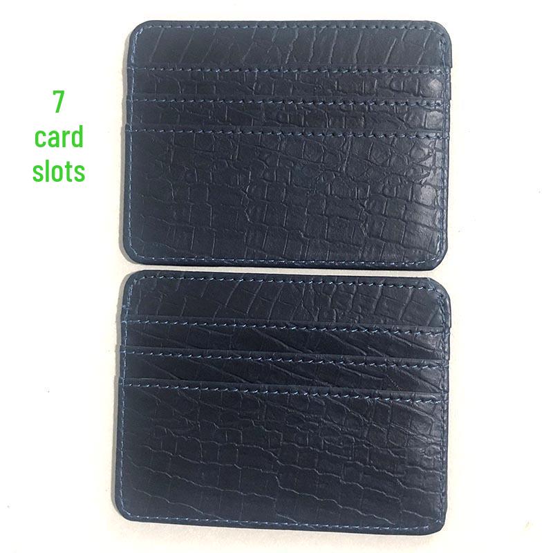 

Ультратонкий лазерный ПУ кардхолдер: Компактный картхолдер для удостоверений и банковских карт