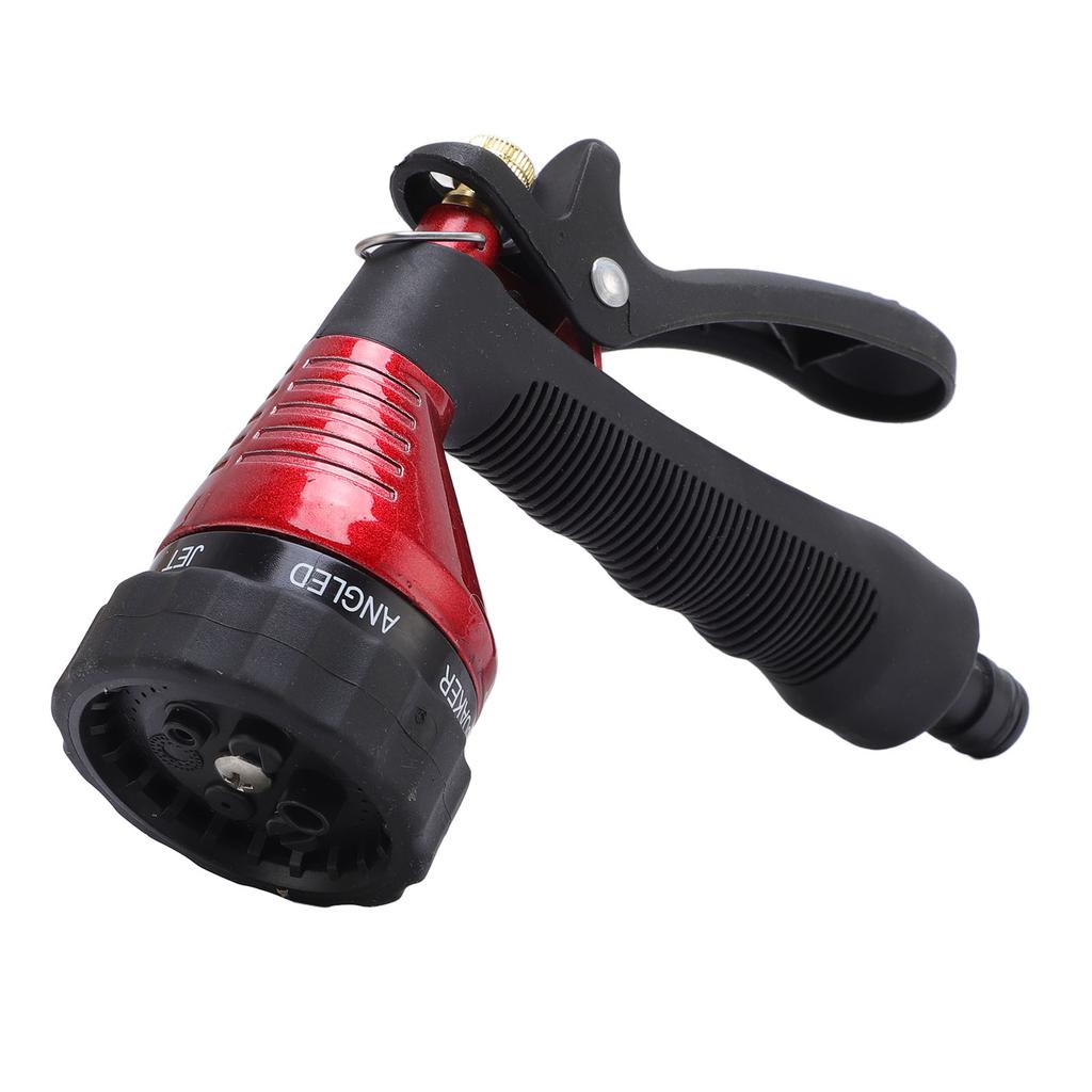 Gartenschlauchdüse 6 Modi Einstellbar Metall Hochdruck Wassersprühdüse für Rasenbewässerung Auto