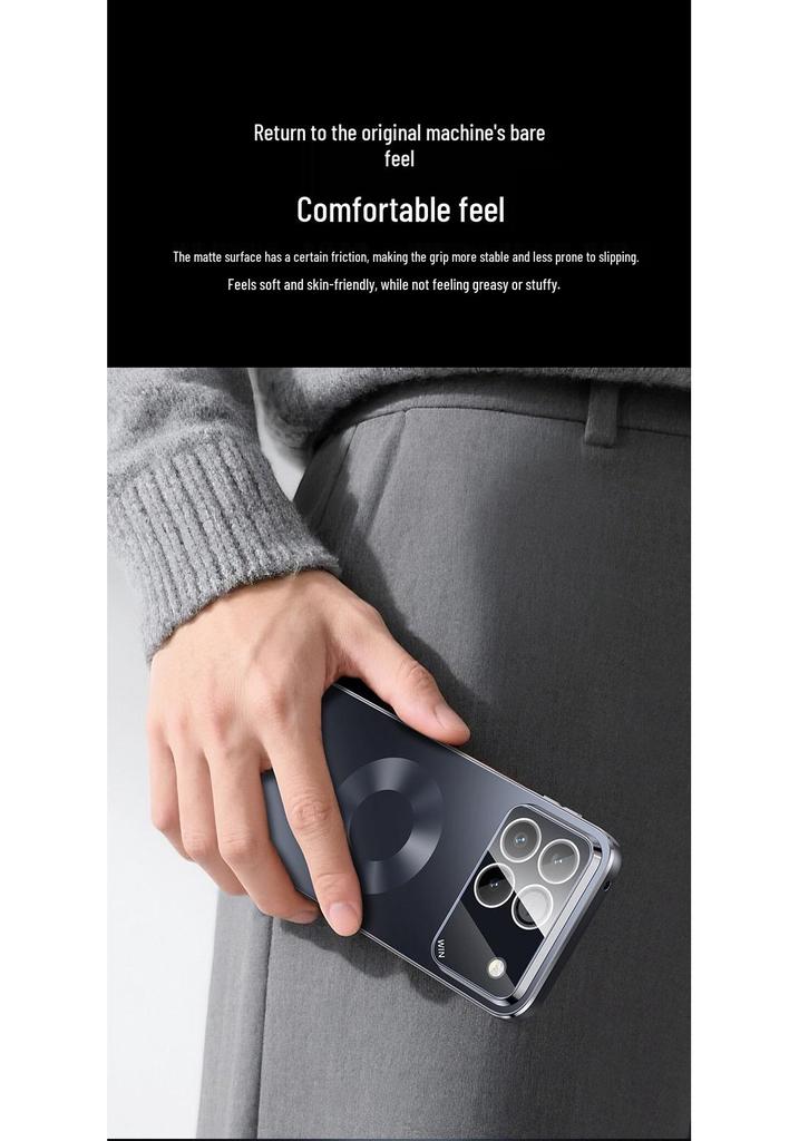 Honor Win Phone Case - New Matte Design with Star Ring, High-End Magnetic Charging, Fashionable for Men and Women