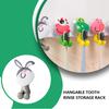 Cartoon Animal Toothbrush Holder Decoration Vertical Fixator Lovely Suction Storage Holders Fixed Shelf Accessory