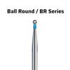 Mani Diamond Burs - Ball Round Type / Br Series
