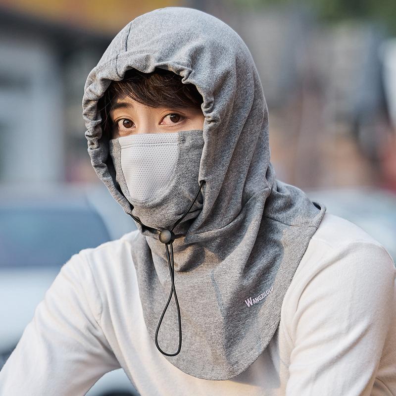 Outdoor cycling play protective mask neck protection sunshade warm dustproof leisure simple versatile mask hat