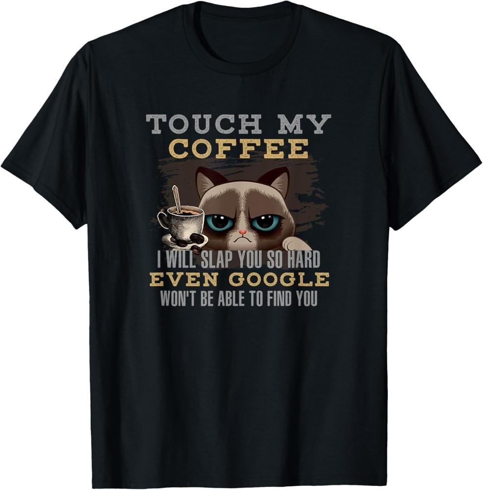 Funny Coffee Lover - Cat Humour T-Shirt Gift Unisex T-Shirt