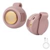 MF019 Mini Whirlwind Portable Snap On Charging Fan Waist Clip Mini Whirlwind Fan 3-Speed Handsfree Silent Strong Wind