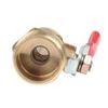 Pipe Fittings Pneumatic Connector Red Handle Hose Barb Coupler Ball Valve  Water Oil Air Gas Fuel