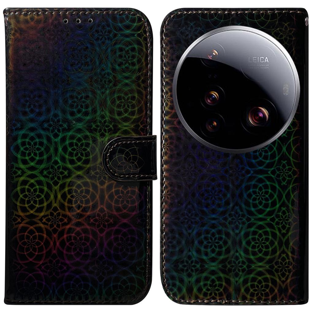 For Xiaomi 15 Ultra Stand Case Dazzling Flower Leather Phone Cover
