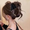 Retro-Leopardenmuster-Klammer: Modisches, vielseitiges Herbst-/Winter-Haaraccessoire