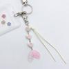 Handcrafted Key Chain Heart/Flower/Fishtail Pendant Keyring Acrylic Keychain Colorful Key Rings Bag Charm Ornament