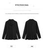 1210 High-End Women's Plus Size Slimming Suit – Long-Sleeved Top for Spring/Autumn