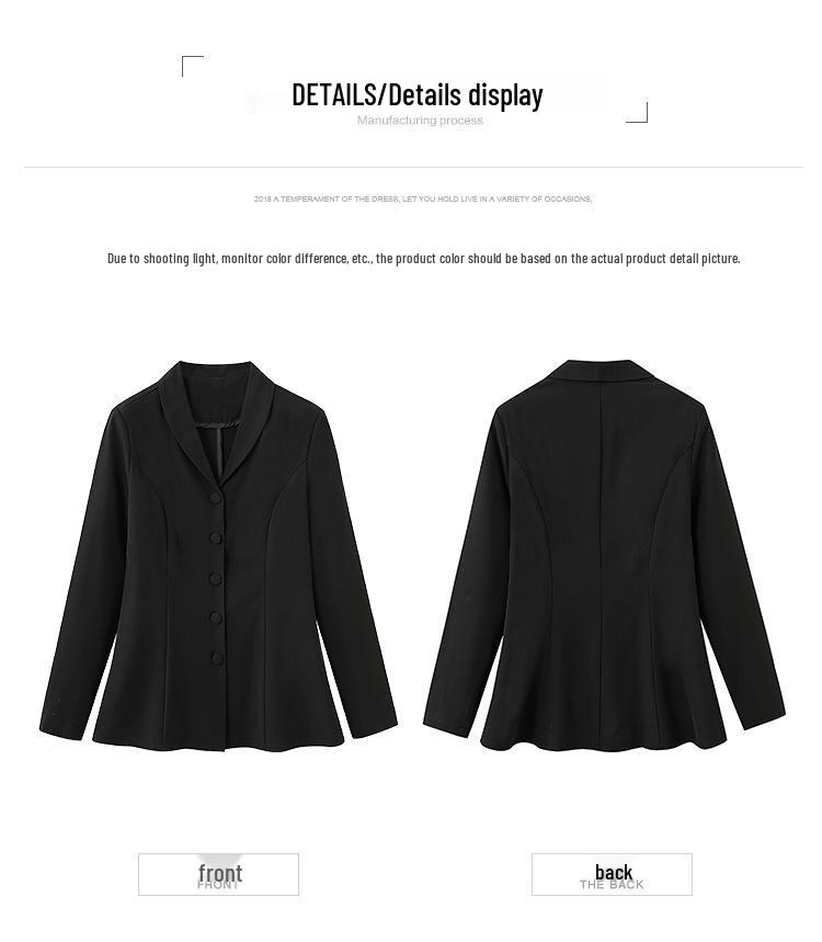 1210 High-End Women's Plus Size Slimming Suit – Long-Sleeved Top for Spring/Autumn