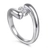 Lindon Classic 925 Sterling Silver Zircon Ring Ladies Jewelry Wedding Promise Party Gift