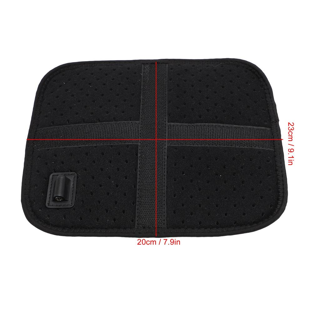 USB Heating Pad with Inner Mesh Pocket Far Infrared Carbon Fiber 3 Heating Levels 3 Timer Sore Relief Electric Heated Pad for Waist Knee