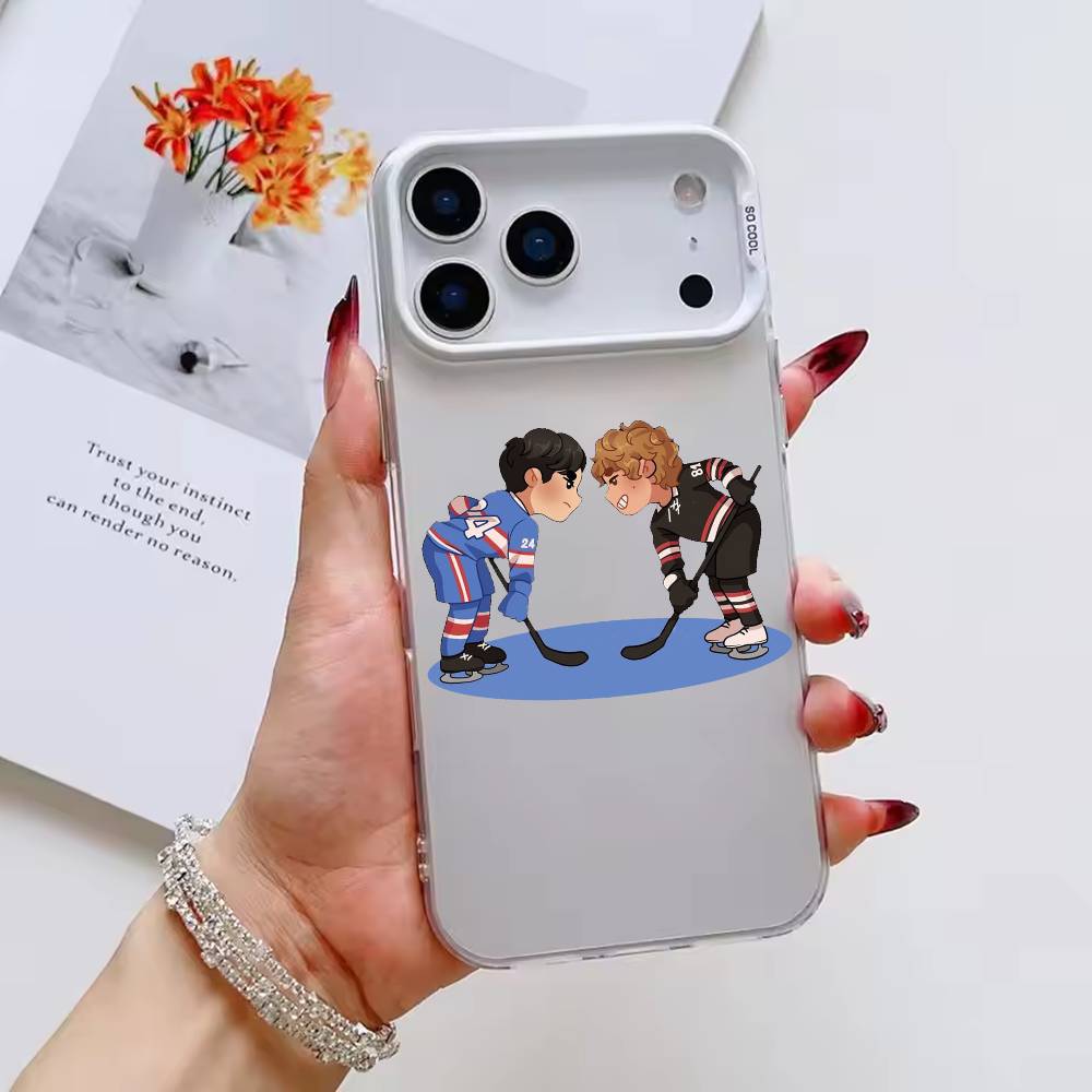 HOT Heated Rivalry Phone Case Color Silver Shell For IPhone 17 16 15 14 13 12 11 Pro Max Plus