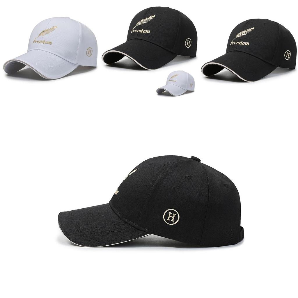 Versatile Black And White Baseball Cap For All Seasons With Breathable Fabric