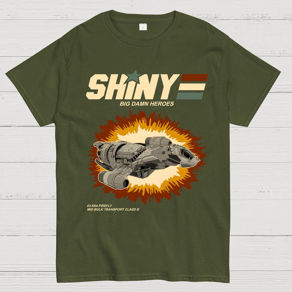 Shiny Heroes Cotton Summer Casual Cool Loose T-Shirt