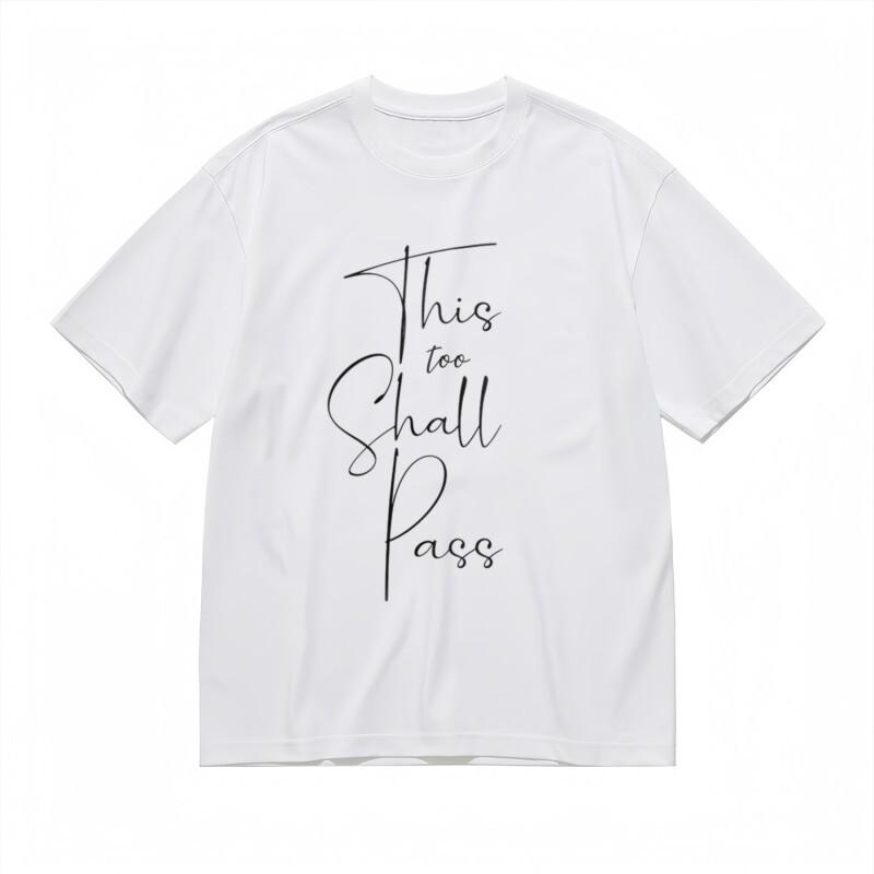 

Женская удобная классическая футболка Черная с надписью Вдохновляющий девиз Дизайн Футболка L