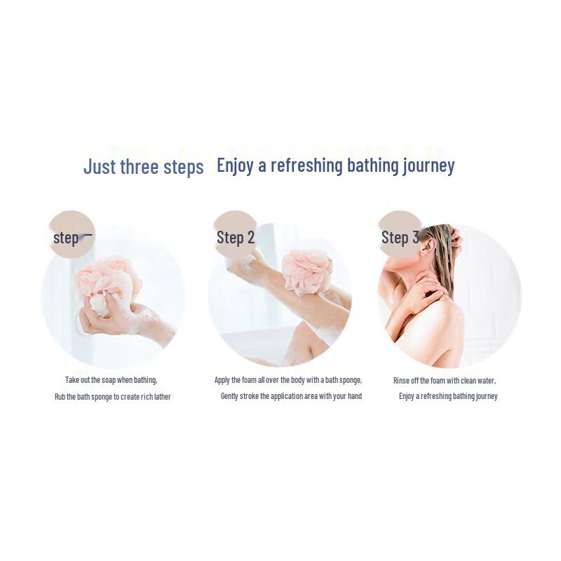 Naaisi Long-Lasting Fragrance Bath Soap 150g x 3 Set