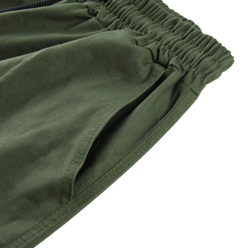 2022 Spring/Autumn Men's Cargo Pants with Drawstring - Casual Long Fit