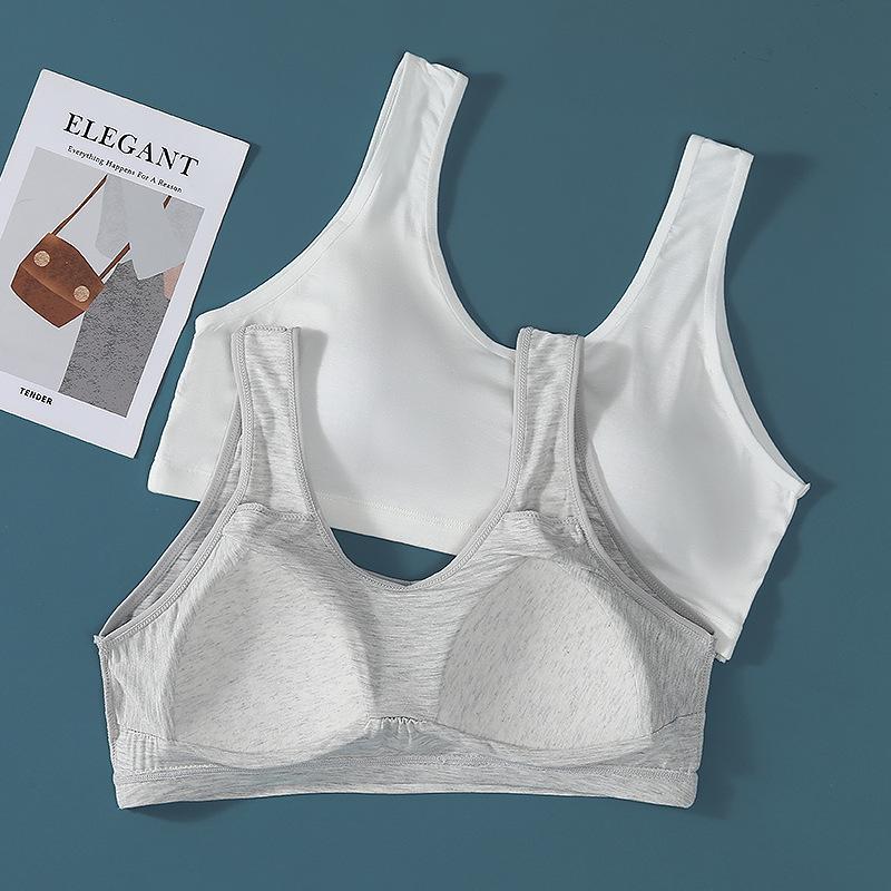 Breathable Cotton Wireless Sports Bra for Middle-Aged & Elderly Women
