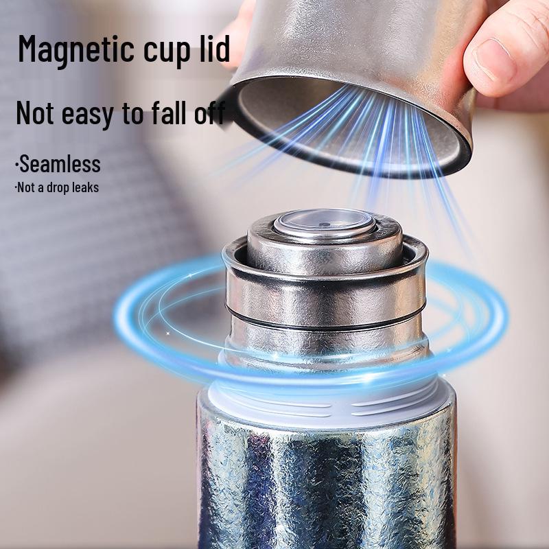 Premium Magnetic Titanium Insulated Mug - Portable High-End Tea Cup