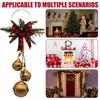 Christmas Bell Hanging Pendant Jingle Bell Painted Bells Christmas Tree Door Wall Hanging Bells Decoration Decor Christmas Gift
