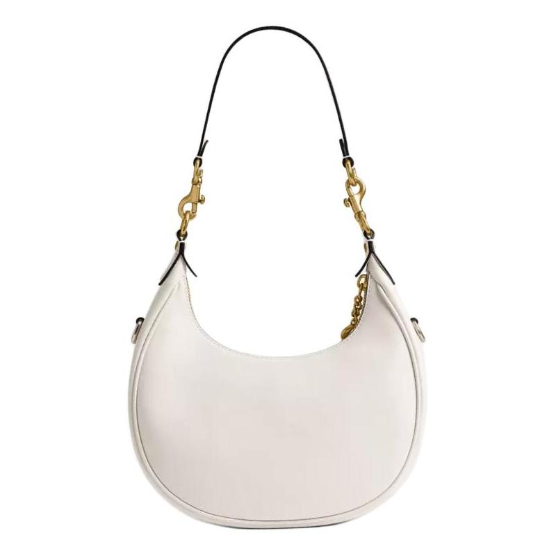 Coach JONIE 22 Gold Hardware Leather Handbag Small Women's Chalk Color