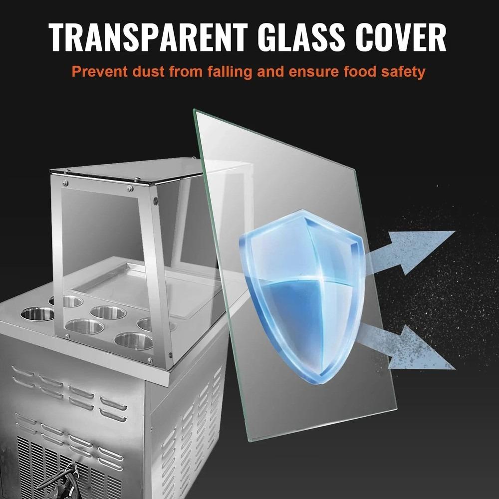 Zmrzlinové rolky Stroj na rolování zmrzliny Mrazák Stroj na točenou zmrzlinu