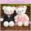 Entzückendes Plüsch-Teddybär-Hochzeitspaar Weiches Kuscheltier als Verlobungsgeschenk