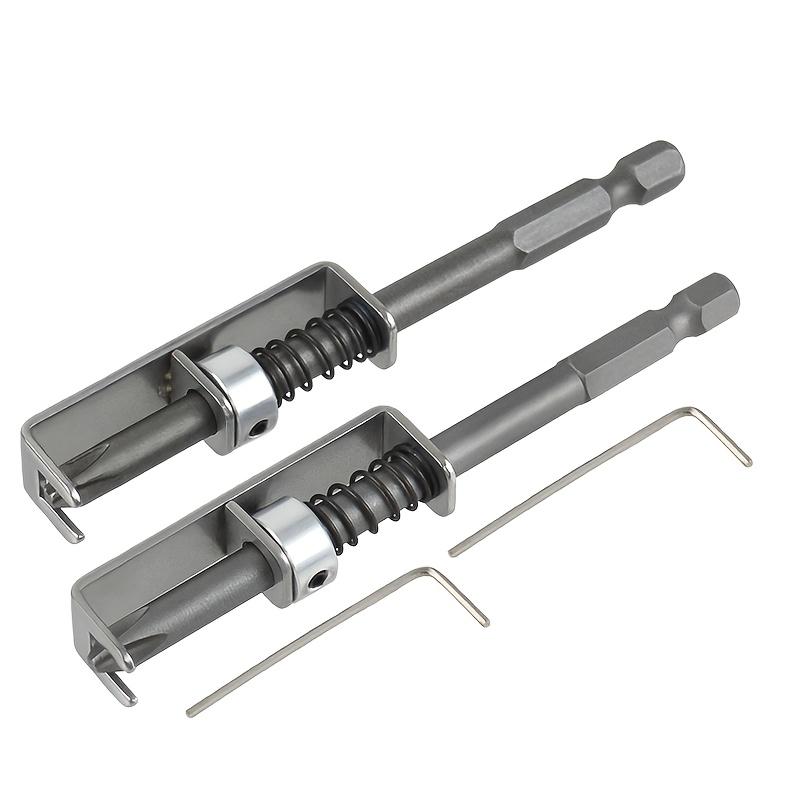 Spring-Loaded Screw Holder Bit Wear Resist Anti-Drop Screwdriver Bit Universal Screw Retaining Tool for Electricians Mechanics