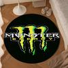 Leistungsstarkes Energy Drink Logo Runde Matte Heimdekoration, Stuhlmatte Für Wohnzimmer, Schlafzimmer, Fußmatte Heimdekoration Geburtstagsgeschenk Weihnachtsgeschenke