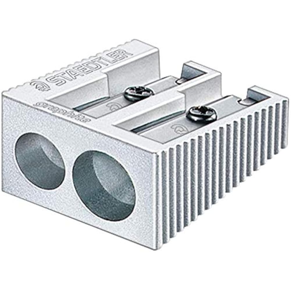 Staedtler Sharpener Pencil Sharpener 2 Holes 510-20 [Bulk Buy Set of 5]