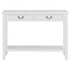 VidaXL Table console Blanc 110x35x80 cm Bois
