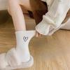 Female Autumn and Winter Plus Velvet and Thick Furry Warm Love All Take Moon Son Sleep Socks