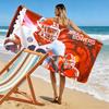 Brock Bowers Print Beach Towel, Large Soft Quick Dry Towel for Beach Camping Swimming
