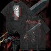 Heavy Oversized Acid-Washed Unisex Anime T-Shirt | Streetwear & Gym Style