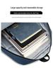 Fashionable, Large-Capacity Unisex Backpack: Simple, Lightweight, Scratch & Wear-Resistant