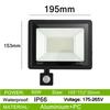 AC220V PIR Motion Sensor LED Flood Light IP66 Waterproof 200W 150W 100W 50W 30W LED Hanging Exterior Outdoor Wall Lamp Spotlight