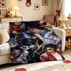 Michael Jackson Pop Theme Blanket Cozy Warm Fleece Blanket For Camping Travel Party Decor Great Holiday Gift