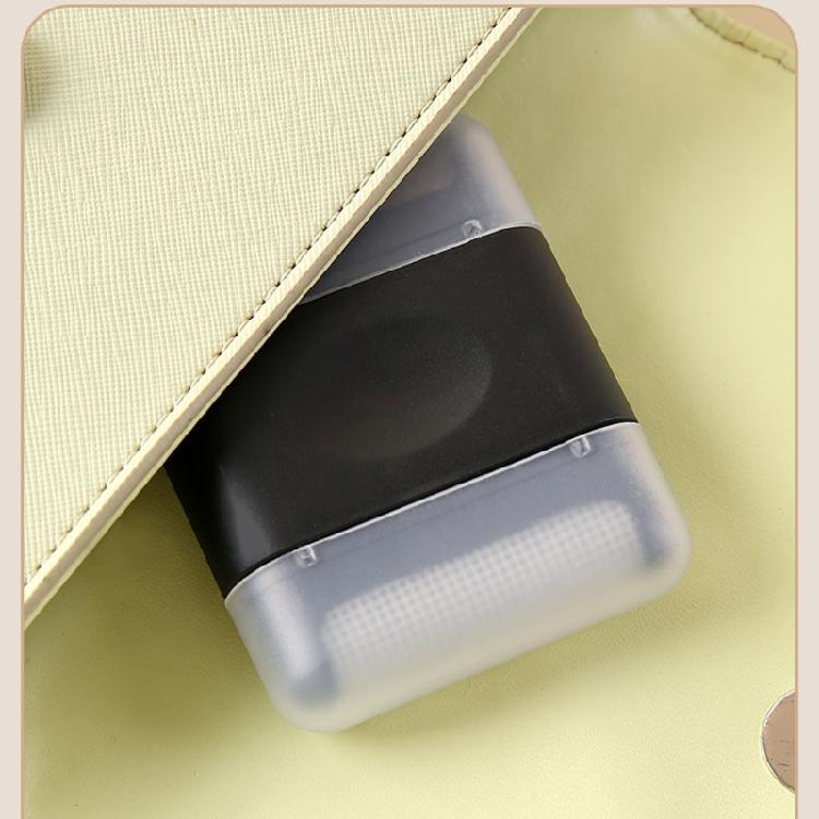 Small Adhesive Fiber Roller For Quick Fabric Cleaning In Residence At Office Or While Traveling