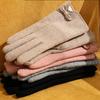Warme Handschuhe für den Winter, samtig, warm, zum Fahren und Radfahren, Touchscreen-Kaschmir-Handschuhe
