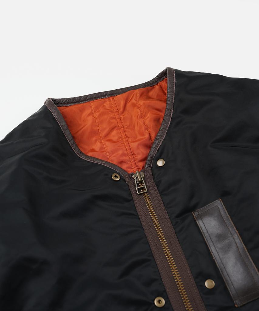 Frizmworks Reversible Ma-1 Liner Jacket _ Black